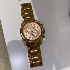 Michael Kors rose gold watch